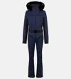 Goldbergh Parry Faux Fur-trimmed Ski Suit In Blue