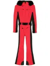 Goldbergh Parry Faux Fur-trimmed Ski Suit In Red
