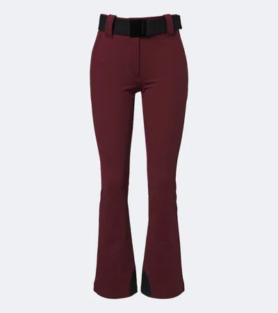 Goldbergh Pippa Flared Ski Pants In Burgundy