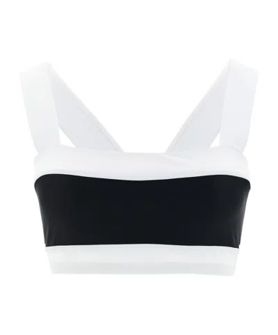 Goldbergh Plonge Band Bikini Top Beachwear In White