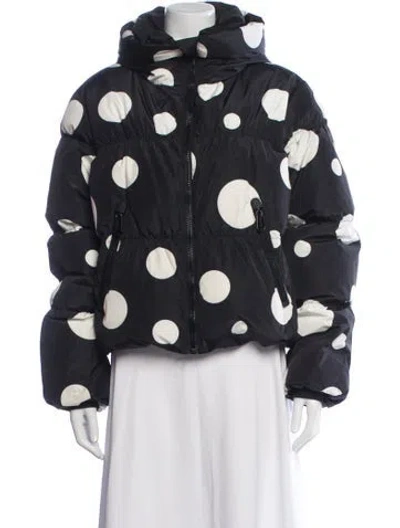 Pre-owned Goldbergh Polka Dot Print Down Jacket In Blue