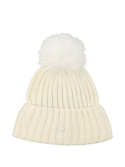 GOLDBERGH POMPOM RIBBED BEANIE