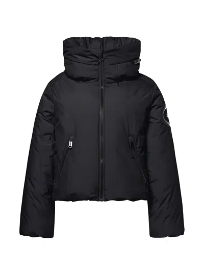 Goldbergh Porter Padded Funnel-neck Jacket In Metallic