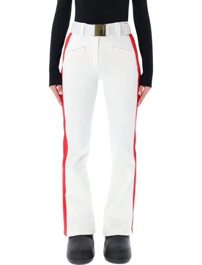 GOLDBERGH GOLDBERGH ROCCIA WHITE SOFTSHELL SKI PANTS