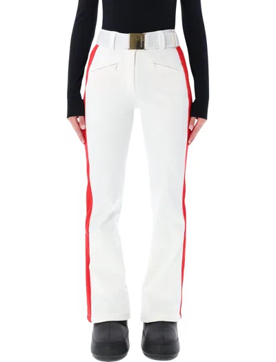 GOLDBERGH GOLDBERGH ROCCIA WHITE SOFTSHELL SKI PANTS