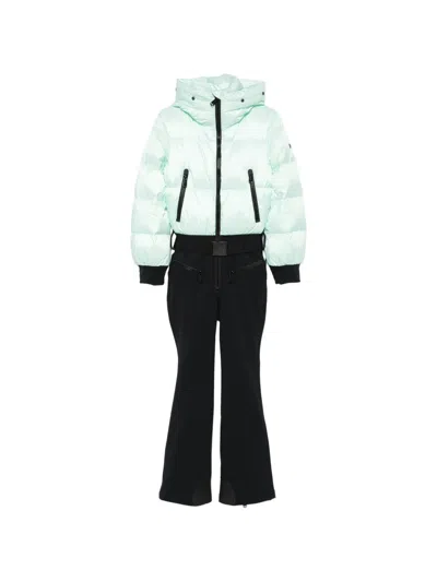 Goldbergh Sayaka Hooded Puffer Ski Suit In Green