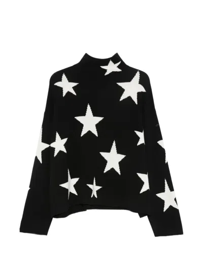 Goldbergh Sera Star-intarsia Sweater In Black