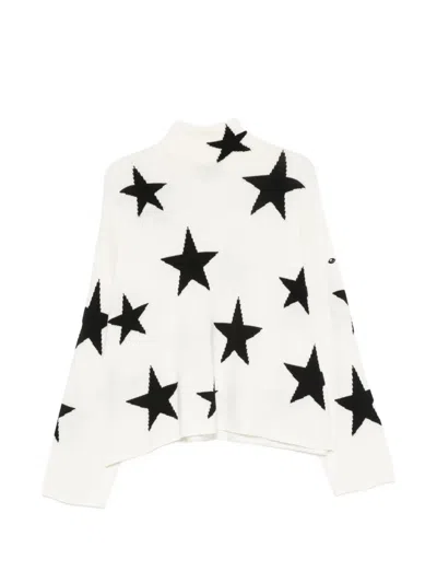 Goldbergh Sera Star-intarsia Sweater In White