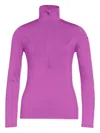 Goldbergh Serena Zip-up Ski Sweatshirt In Purple