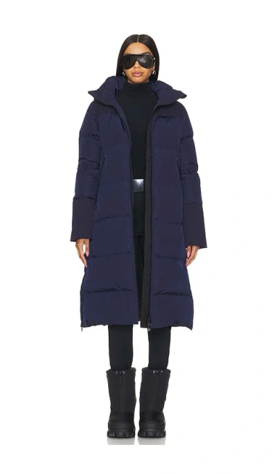 Goldbergh Sion Puffer Jacket In French Blue