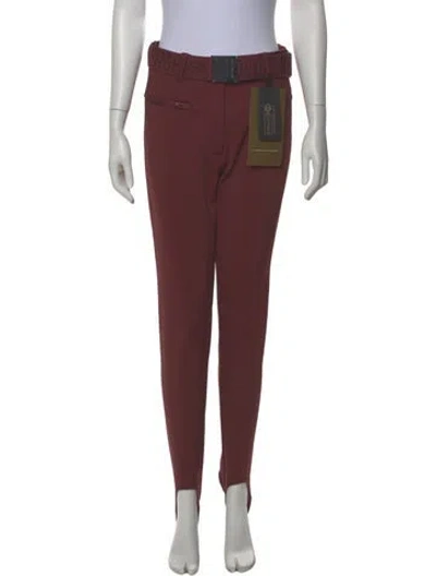 Pre-owned Goldbergh Skinny Leg Pants W/ Tags In Burgundy
