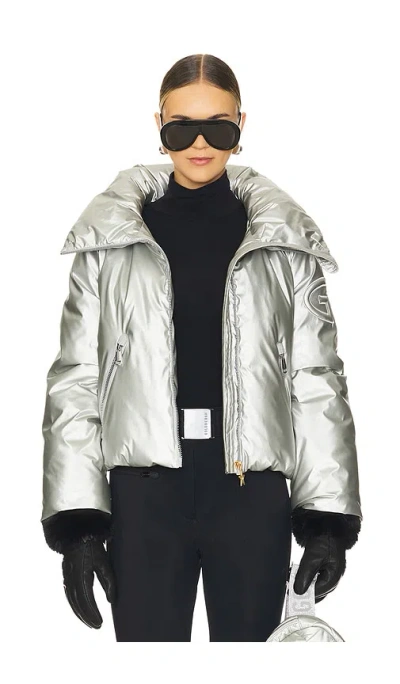 Goldbergh Soleil Goose Down Puffer In 실버