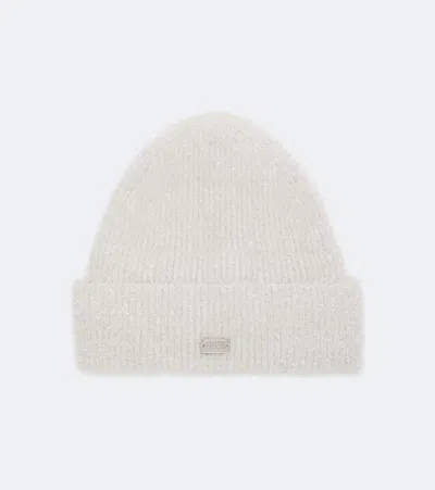 Goldbergh Sorato Ribbed-knit Beanie In White