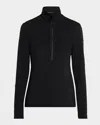 Goldbergh Spark Crystal-embellished Base Layer Ski Top In Black