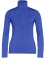 Goldbergh Serena Stretch Recycled-jersey Half-zip Top In Blue