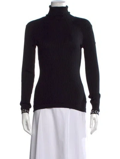 Pre-owned Goldbergh Turtleneck Long Sleeve Top In Black