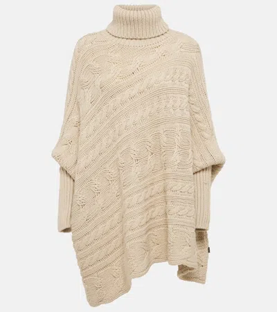 Goldbergh Oversize-pullover Twist Aus Einem Wollgemisch In Beige