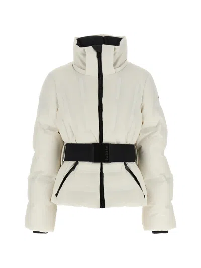 Goldbergh Umi Embossed Belted Ski Jacket In White