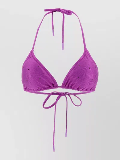 Goldbergh Velora Triangle Halter Bikini Top Active In Multi