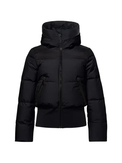 Goldbergh Village Hooded Puffer Ski Jacket In Black