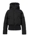 Goldbergh Village Hooded Quilted Down Ski Jacket In Black
