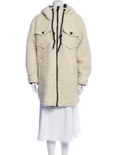 Pre-owned Goldbergh Virgin Wool Coat In Neutral