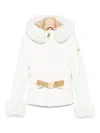 Goldbergh Prezioso Faux Fur-trimmed Down Ski Jacket In White