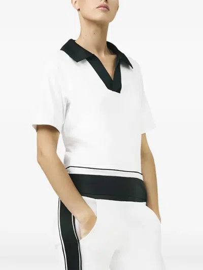 Goldbergh V-neck T-shirt In White