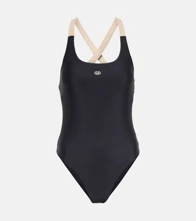 Goldbergh Badeanzug Wave In Black