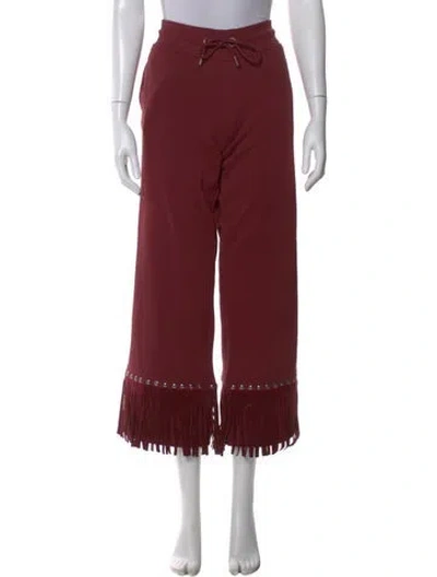 Pre-owned Goldbergh Wide Leg Pants In Burgundy