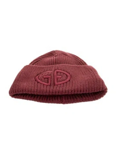 Pre-owned Goldbergh Winter Beanie In Burgundy