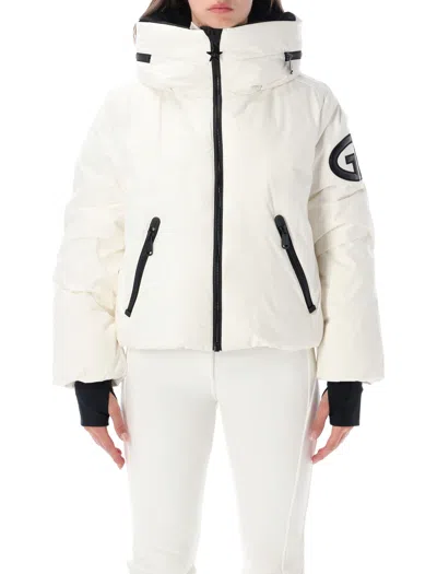 Goldbergh Women's Cropped Puffer Ski Jacket In White