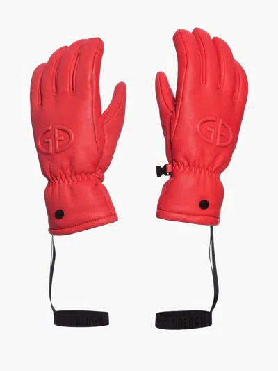Goldbergh Women's Freeze Gloves In Flame In Red