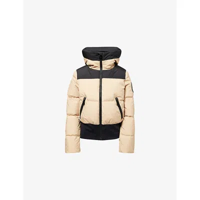 Goldbergh Womens Village Puffer Shell-down Ski Jacket 7484 Caramello In Brown