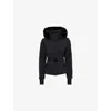 Goldbergh Fox Fur-trim Hida Puffer Jacket In Black