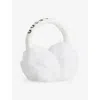 Goldbergh Womens 8000 White Fluffy Faux-fur Earmuffs