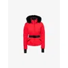 Goldbergh Hida Belted Ski Jacket In 4460 Flame