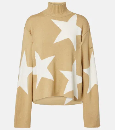 Goldbergh Wool-blend Turtleneck Sweater In Brown