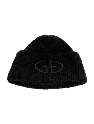Pre-owned Goldbergh Wool Knit Beanie W/tags In Black