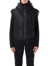 Goldbergh Yara Reversible Faux Fur Bodywarmer In Black