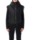 Goldbergh Yara Vest Fur In Black