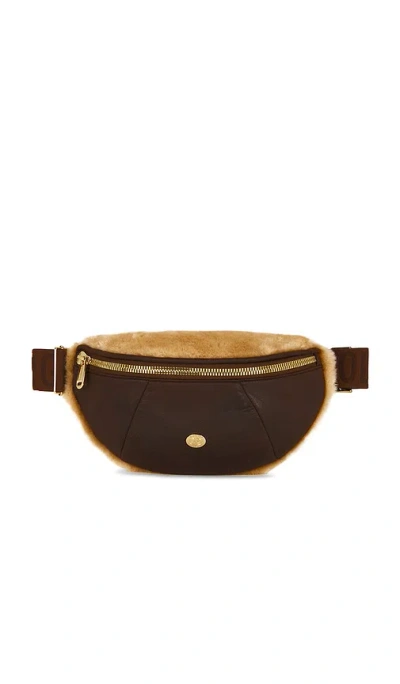 Goldbergh Yuka Fanny Pack In Deep Mocha