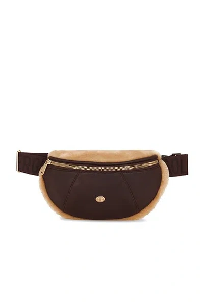 Goldbergh Yuka Fanny Pack In Deep Mocha