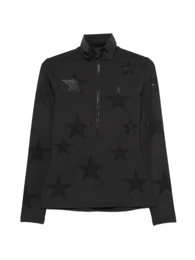 Goldbergh Yura Star-embellished Ski Pullover In Black