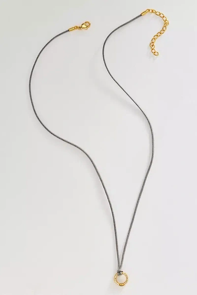 Goldbug Collection Charm Cord Necklace In Gold