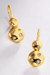 Goldbug Collection Double Bubble Drop Earrings In Gold