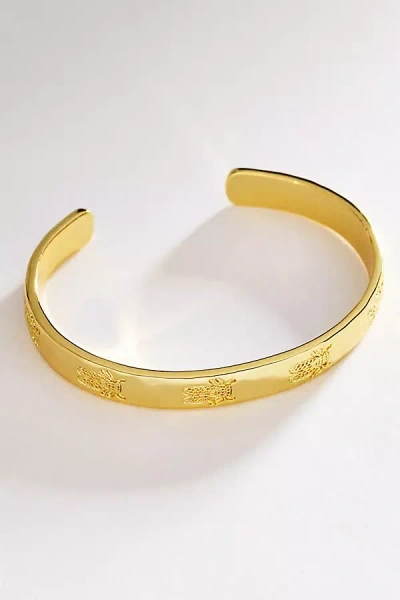 Goldbug Collection Love Train Cuff In Gold
