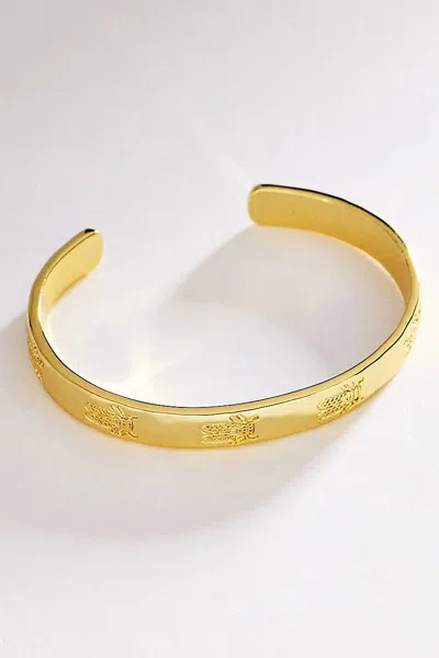 Goldbug Collection Love Train Cuff In Gold