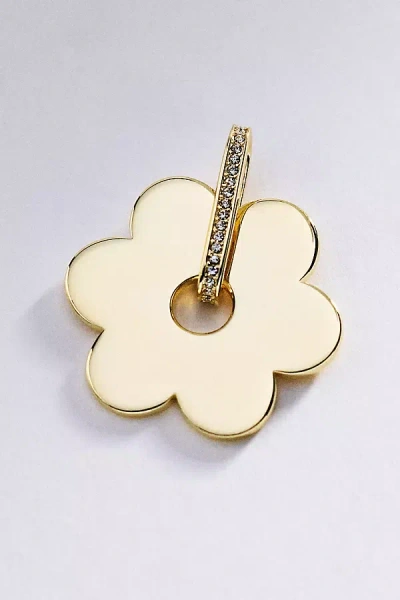 Goldbug Collection Spinning Daisy Charm In White