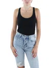 Golde Womens Scoop Neck Sleeveless Bodysuit In Black